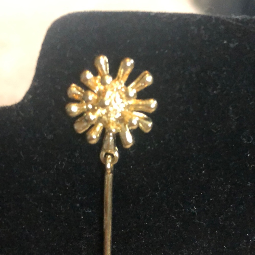 Star Three Dimensional Dangle Earrings - image 3